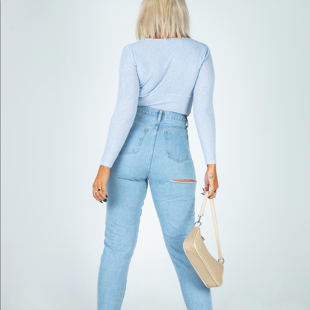 Mom jeans/ dark denim